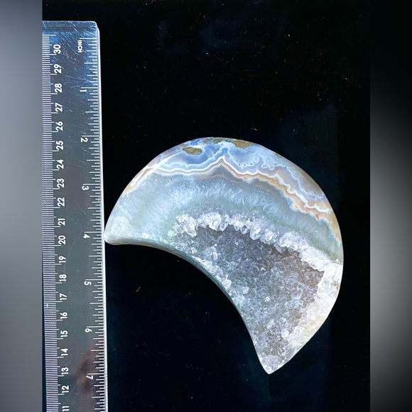 Amethyst moon with druzy - Picture 12 of 16